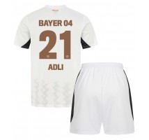 Bayer Leverkusen Amine Adli #21 Koszulka Wyjazdowa dzieci 2024-25 Krótki Rękaw (+ krótkie spodenki)